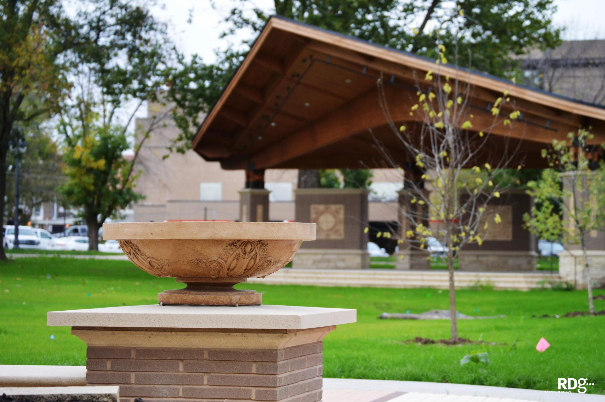 Central Park Design Element and Stage