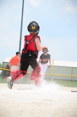 Hannah Softball Looking Home